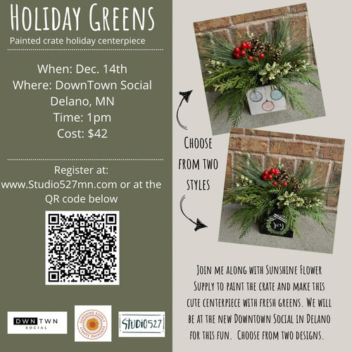 Holiday Centerpiece | DownTown Social |Dec. 14th