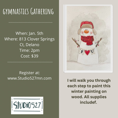 Gymnastic’s Gathering|Belinda’s House |Jan. 5th