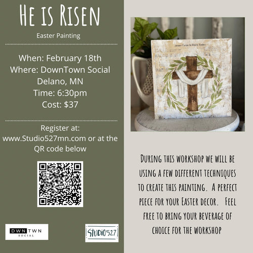 Risen painting | Downtown Social| Feb. 18th